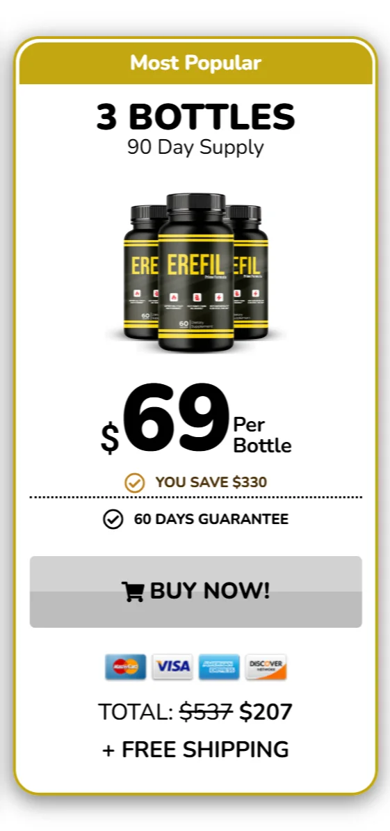 Erefil 3 bottles pricing