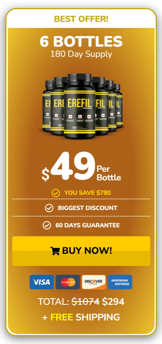 Erefil 6 bottles pricing